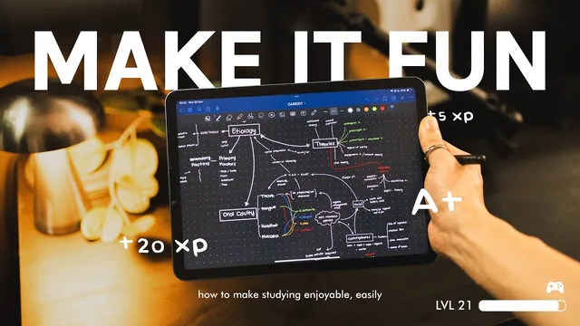 how to make studying ADDICTING, like a video game. thumbnail