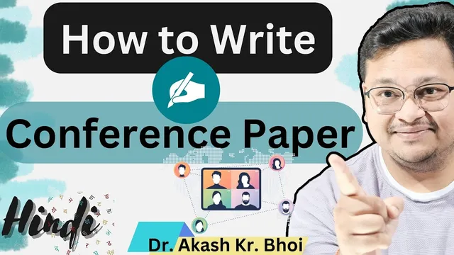 How to write Conference paper || Journal paper vs Conference Paper || Scopus Conference || Hindi thumbnail