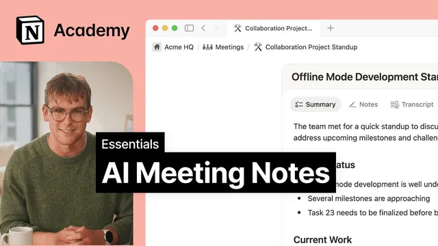 AI Meeting Notes thumbnail
