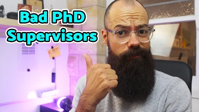 Signs you have a bad PhD supervisor | 6 Toxic Red Flags thumbnail