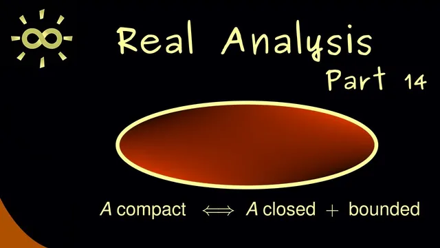 Real Analysis 14 | Heine-Borel Theorem [dark version] thumbnail