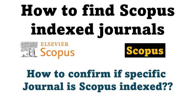How to find Scopus indexed journals thumbnail