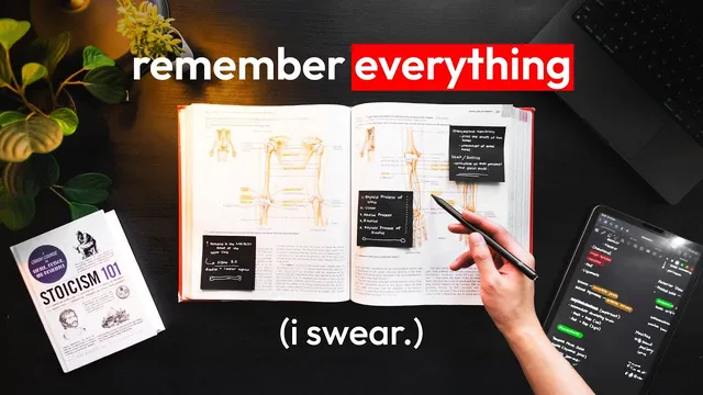 I learned a method to INSTANTLY REMEMBER EVERYTHING I read. (Cognitive Unloading Method) thumbnail