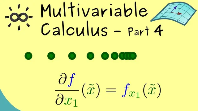 Multivariable Calculus 4 | Partial Derivatives thumbnail