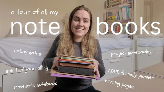 A tour of the journals I use to be productive & creative thumbnail