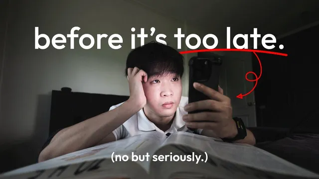 seriously, watch this if you can't stop using your phone while studying. thumbnail