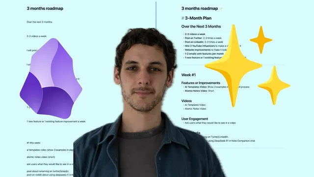 How I Save Time with AI Magic in Obsidian thumbnail