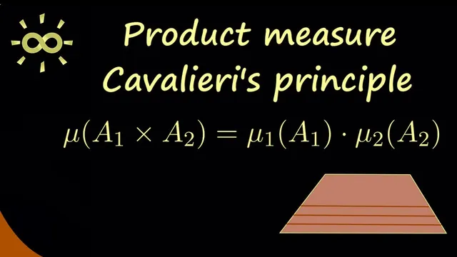 Measure Theory 17 | Product measure and Cavalieri's principle [dark version] thumbnail