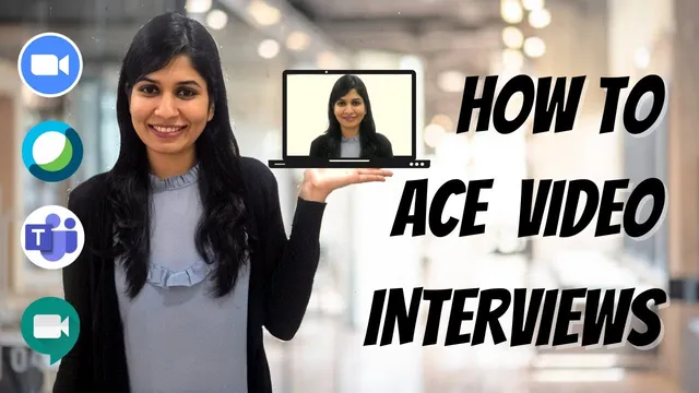 How to ace video interviews on Zoom, Google Meet, Cisco Webex, Microsoft Teams for job & internship thumbnail