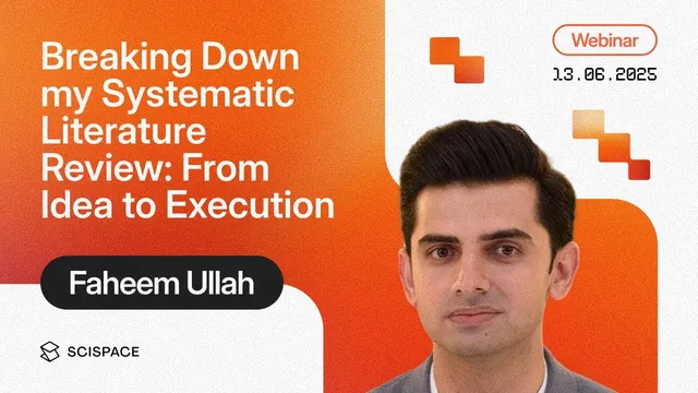 Breaking down Faheem's systematic literature review: From Idea to Execution thumbnail