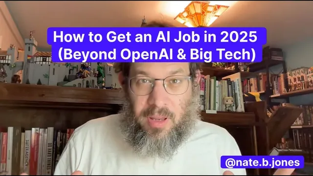 How to Get an AI Job in 2025 (Beyond OpenAI & Big Tech) thumbnail