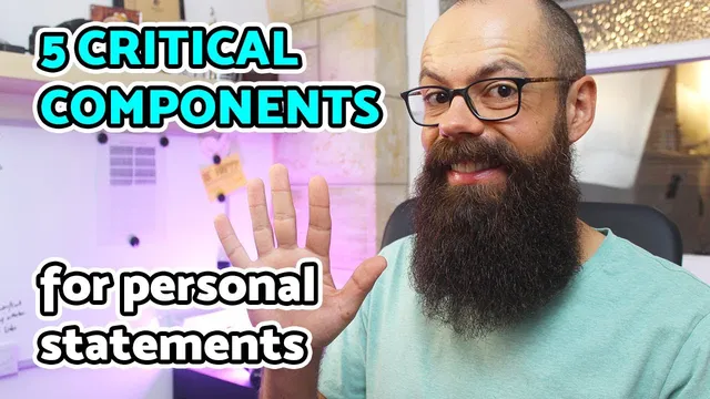 Personal Statement for Graduate School - 5 CRITICAL ELEMENTS thumbnail