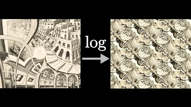 How (and why) to take a logarithm of an image thumbnail