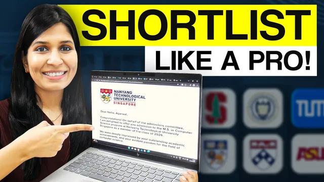 Shortlist universities for studying abroad in 2026 | No counselor needed! thumbnail