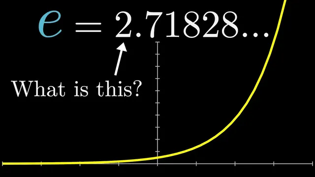 What's so special about Euler's number e? | Chapter 5, Essence of calculus thumbnail
