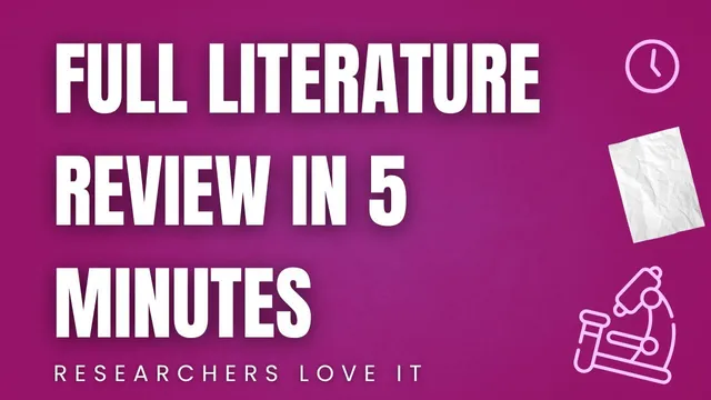 Create Full Literature Review With 30+ Citations In 5 Minutes thumbnail