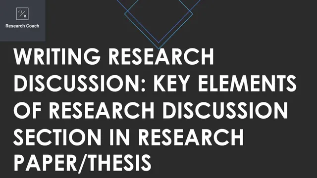 Writing Research Discussion Section/Chapter | How to Discuss Research Results thumbnail