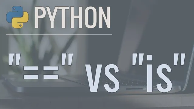 Python Quick Tip: The Difference Between "==" and "is" (Equality vs Identity) thumbnail