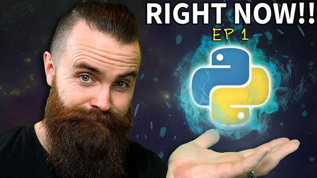 you need to learn Python RIGHT NOW!! // EP 1 thumbnail