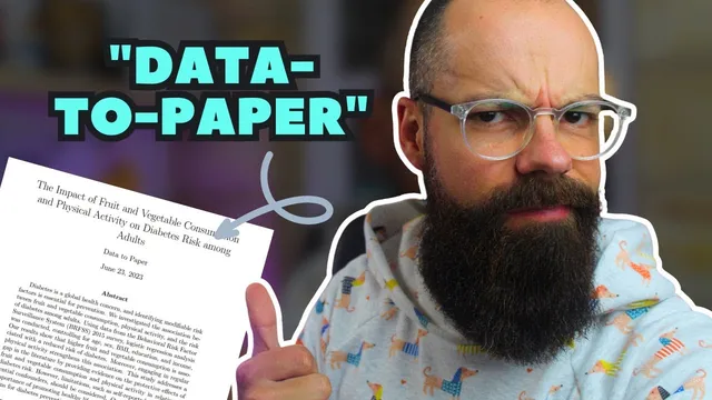 Fully Autonomous AI research: Data to paper with ChatGPT? thumbnail
