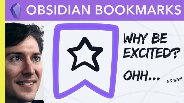 Obsidian Bookmarks: Save your place, save your headspace! thumbnail