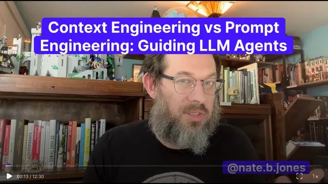 Context Engineering vs. Prompt Engineering: Guiding LLM Agents thumbnail