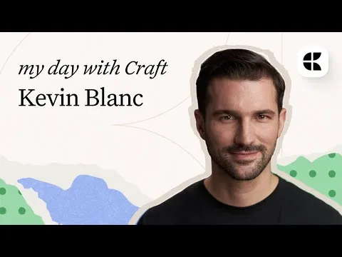 Craft User Stories: Behind the Scenes of Filmmaking with Kevin thumbnail