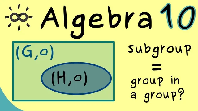 Algebra 10 | Subgroups thumbnail