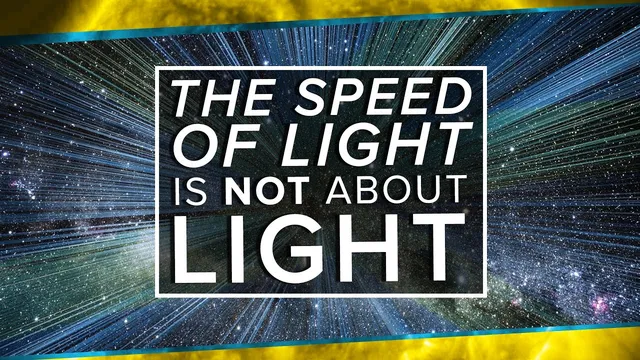 The Speed of Light is NOT About Light thumbnail