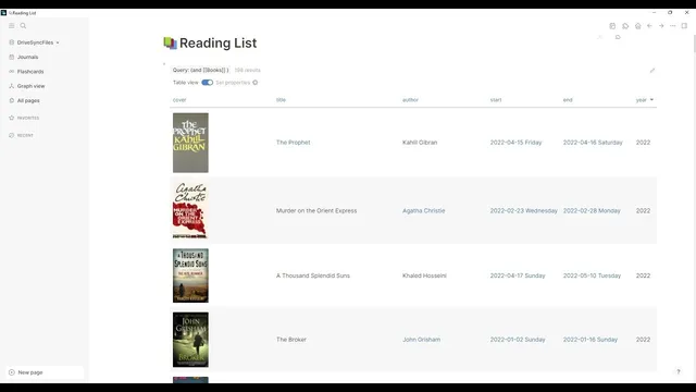 Logseq - Creating a Reading List with Templates, Page Properties and Queries thumbnail