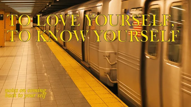 notes on coming back to YOUR self. thumbnail