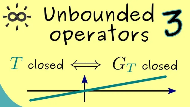 Unbounded Operators 3 | Closed Operators thumbnail