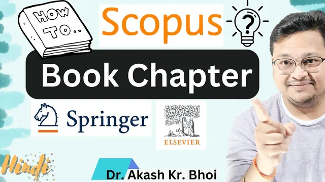 How to Write a Book Chapter? || Steps for writing a book chapter || Hindi thumbnail