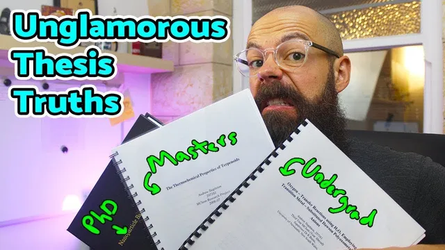 Unglamorous truths about writing a thesis | PhD, Masters, Bachelors thumbnail