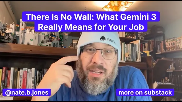 There Is No Wall: What Gemini 3 Really Means For Your Job thumbnail