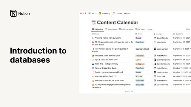 Introduction to databases thumbnail