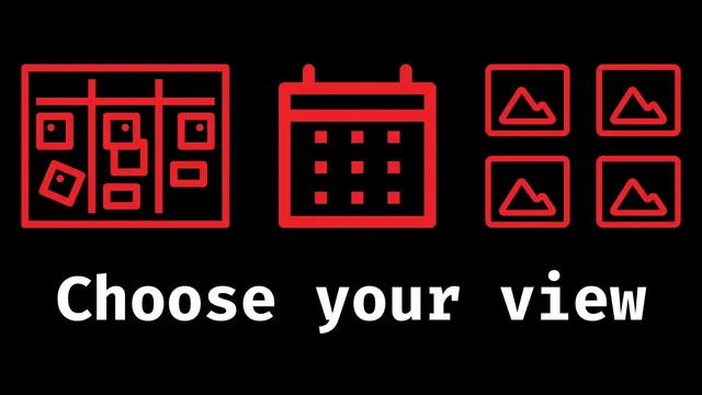 Notion-like content calendar in Obsidian // Obsidian Projects plugin thumbnail