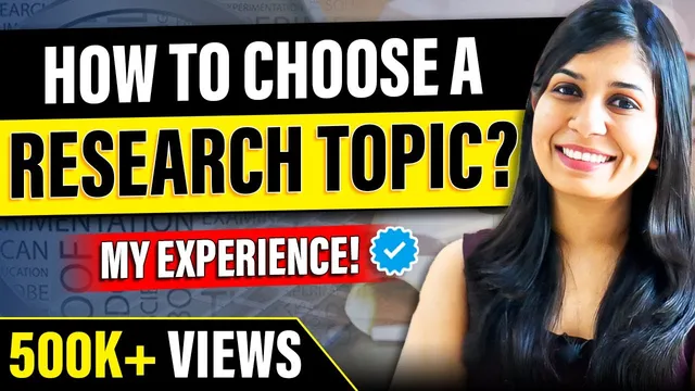 How to choose a research topic in 3 ways | Research topic ideas | Learn to select research topics thumbnail
