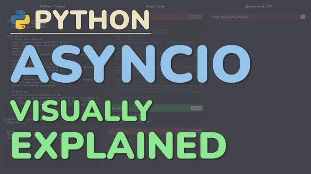 Python Tutorial: AsyncIO - Complete Guide to Asynchronous Programming with Animations thumbnail