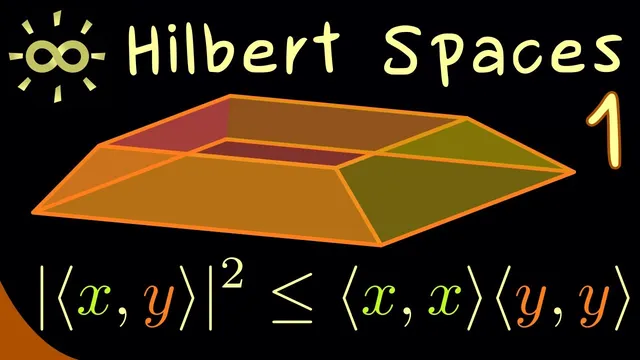 Hilbert Spaces 1 | Introductions and Cauchy-Schwarz Inequality [dark version] thumbnail