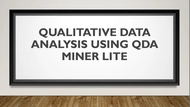 Qualitative Data Analysis using QDA Miner Lite - Coding, Themes, Text Retrieval, and Auto Coding thumbnail
