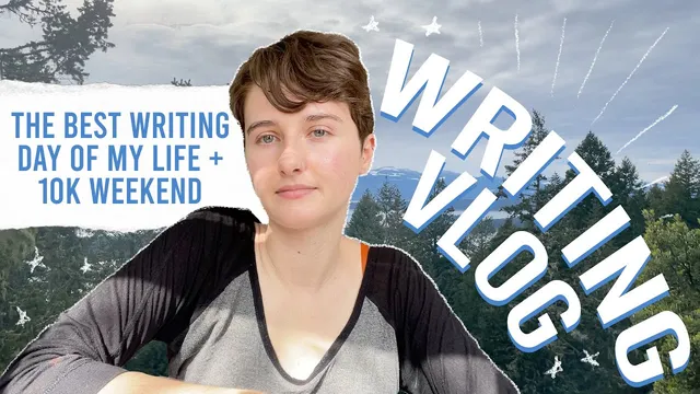 THE BEST WRITING DAY OF MY LIFE + 10K WEEKEND✍️ | writing vlog thumbnail
