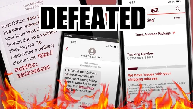 Hackers Rekt By Red Team - USPS SMS Scam Defeated thumbnail