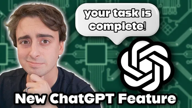 ChatGPT's New Task Scheduling Feature | Baby Step to the Agentic Era? thumbnail