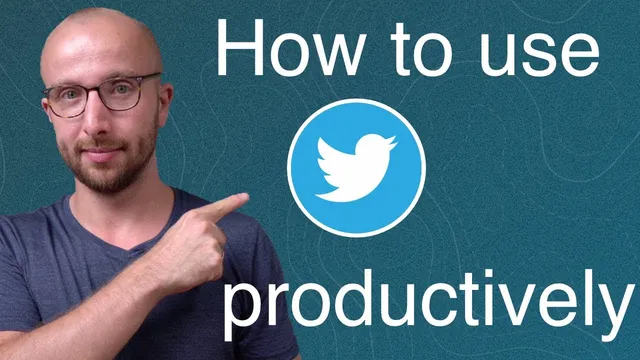 How to use Twitter productively thumbnail