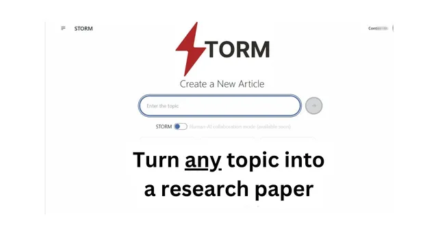 Storm (Stanford) full-length AI report generator. ChatGPT / Perplexity Competitor? thumbnail