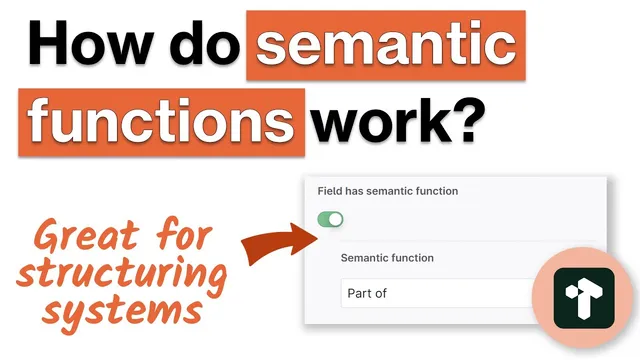 Tana Tutorial | How to use Semantic Functions in Tana thumbnail
