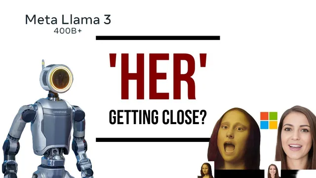 ‘Her’ AI, Almost Here? Llama 3, Vasa-1, and Altman ‘Plugging Into Everything You Want To Do’ thumbnail