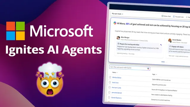 Microsoft Launches 10 NEW AI Agents thumbnail
