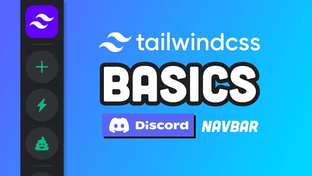 Ultimate Tailwind CSS Tutorial // Build a Discord-inspired Animated Navbar thumbnail
